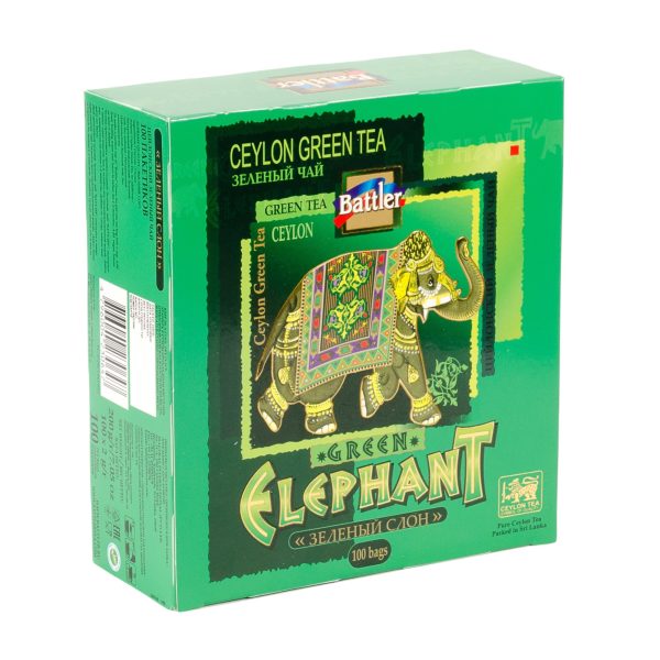 Battler Green Elephant 100 Tea bags