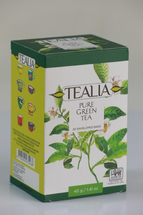 Tealia regular range - Pure Green Tea 2 g x 20