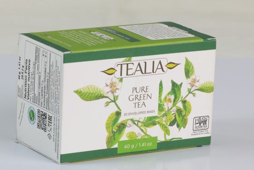 Tealia regular range - Pure Green Tea 2 g x 20