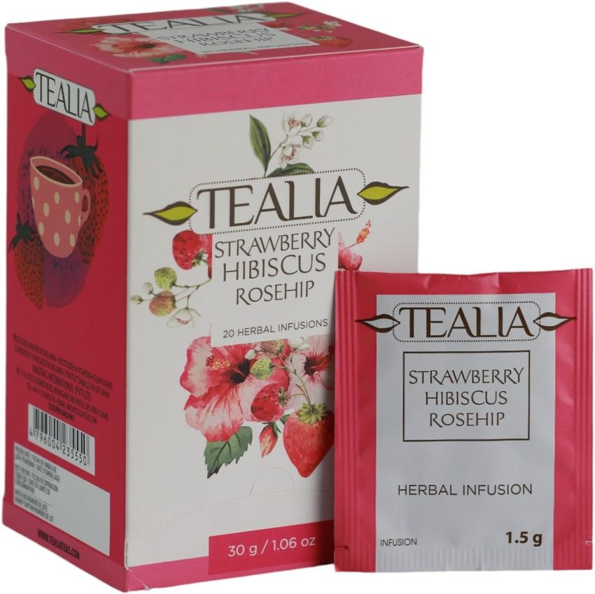 Tealia Regular Range - Strawberry Hibiscus Rosehip 1.5 G X 20