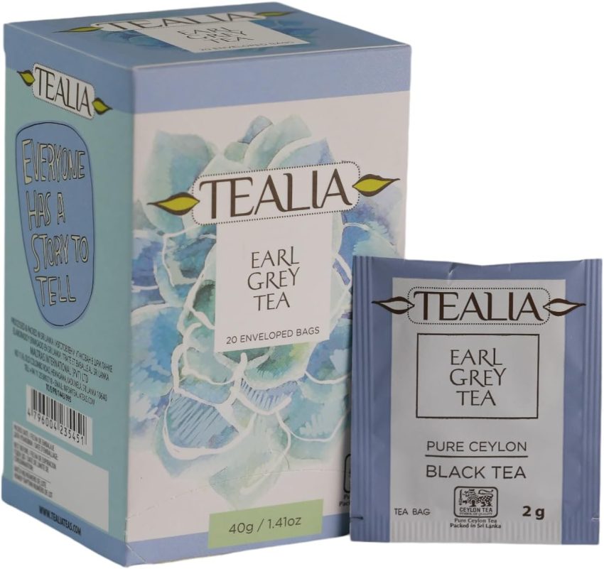 Tealia regular range - Earl Grey Tea 2 g x 20