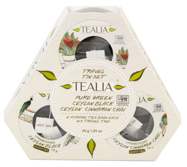 TEALIA -TRAVELLER_S PACK - ROUND TINS