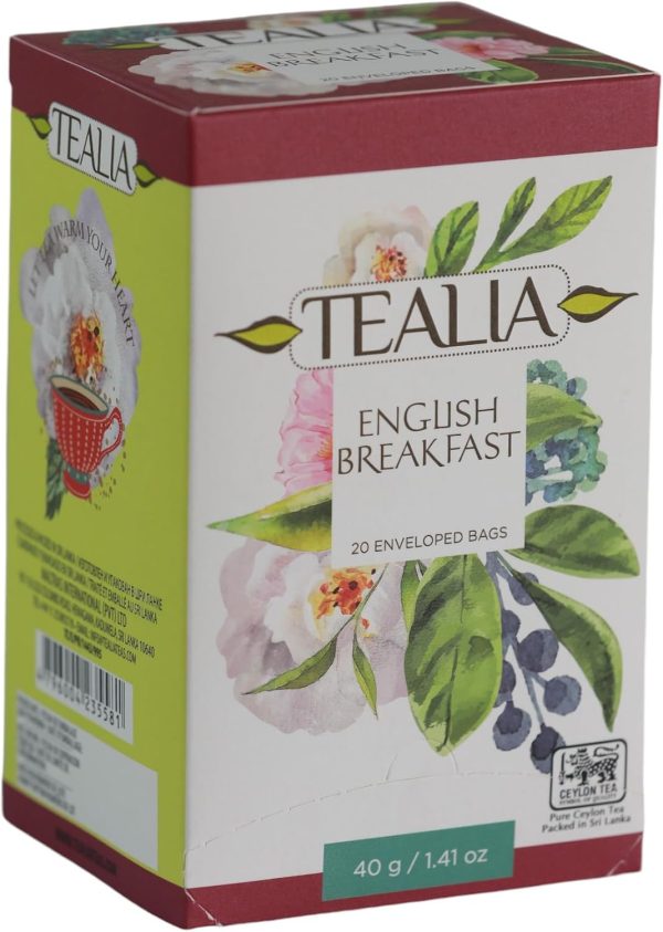 Tealia regular range - English Breakfast 2 g x 20