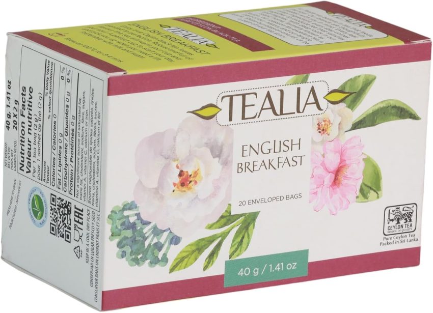 Tealia regular range - English Breakfast 2 g x 20