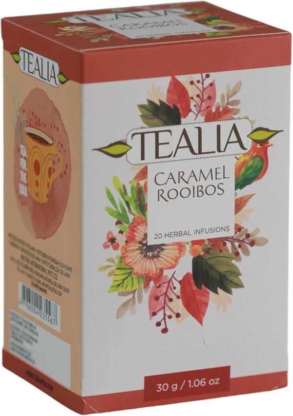 Tealia regular range - Caramel Rooibos Tea 1.5 g x 20