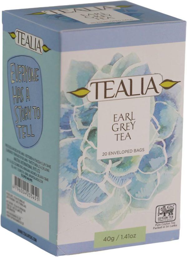 Tealia regular range - Earl Grey Tea 2 g x 20