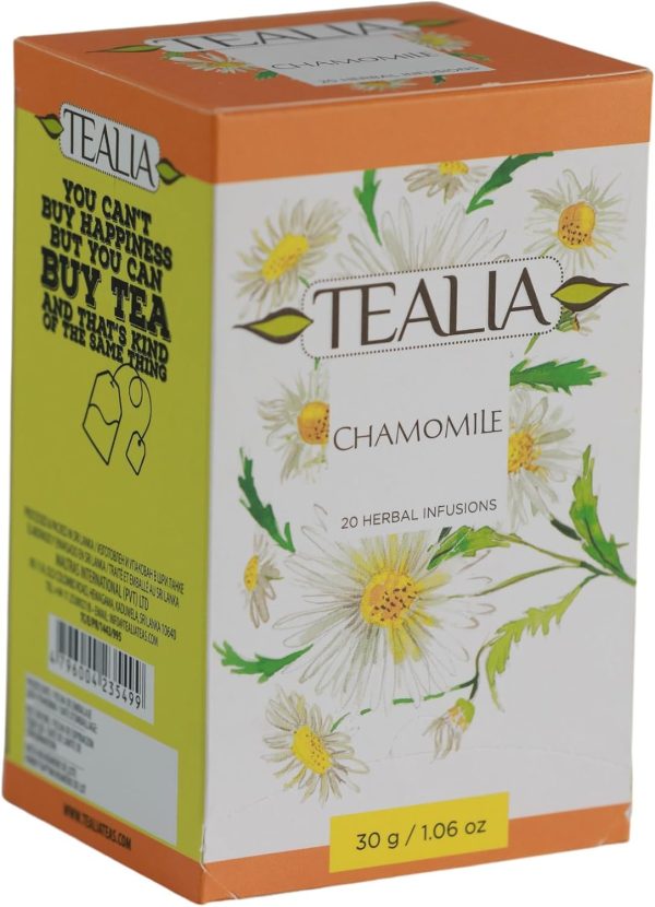 Tealia regular range - Chamomile Flowers 1.5 g x 20