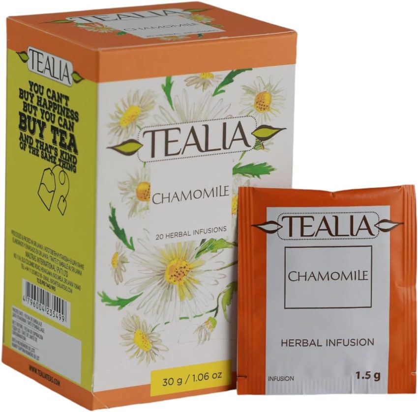 Tealia regular range - Chamomile Flowers 1.5 g x 20