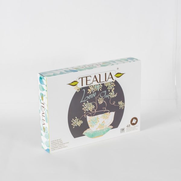 TEALIA -  6 VARIETY  BLACK TEA GIFT   BOX ( 2g x 6 X 8  EPTB) X 4