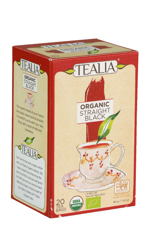 Tealia Organic Straight Black