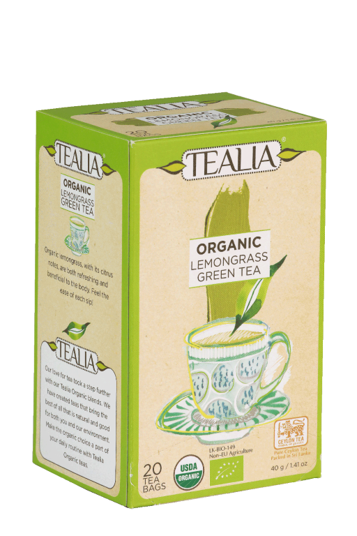 Tealia Organic Lemongrass Green Tea