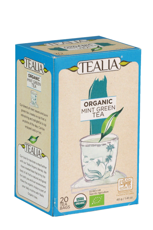 Tealia Organic Mint Green Tea
